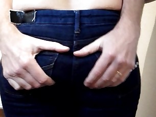 Arsch Paar Erotisch Heiß Jeans Milf Orgasmus Muschi