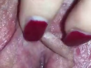 Cum Fingering Horny Hot Inside Orgasm Pussy Wet