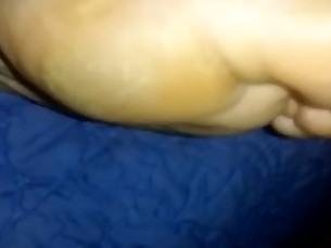 porra Ejaculação pés fetiche do pé maduro dormindo