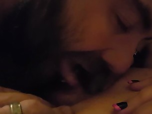 BBW Licking MILF Pussy Wife