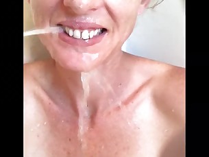 Amateur Babe Blonde Fetish MILF Mouthful POV Shower