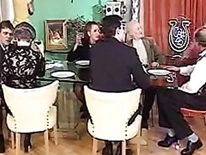 Oma threesome Fist, Anal at dinner room by fdcrn