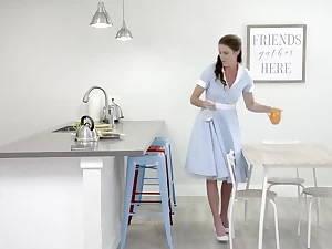 Sofie Marie is a dirty minded waitress who likes to get fucked more than doing her job