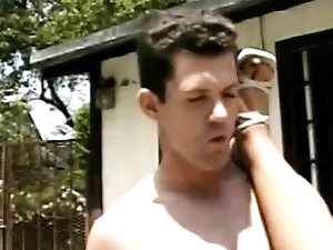 Sexy blonde teen with deep teen gets fucked in the ass hard outdoors