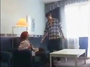 Russian sexy Mature Mom and her boy! Amateur!