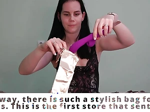 Anna shoot unboxing and tests a vibrator from Funzze