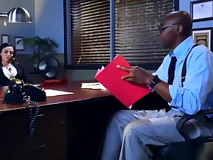 Sexy breasty latin mom Ariella Ferrera featuring an amazing interracial porn video