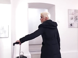 Short Haired Blonde Enjoys Hardcore Sex With Mila Milan