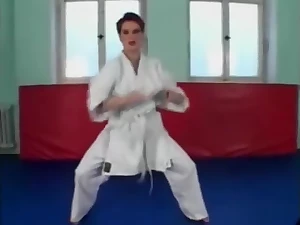 Teen mom with pink pussy fucked by karate teacher..