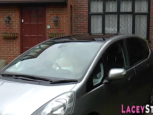 Granny and chubby brit banged in threeway