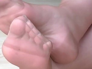 bbw stóp fetysz stóp soczysty dojrzały nylon droczyć się