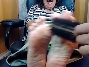 pés fetiche do pé mamãe maduro Milf