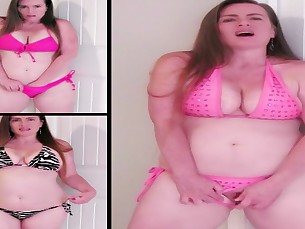 Amateur Big Tits Bikini Boobs Brunette Curvy Dildo Fantasy