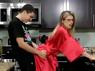 Ass Big Tits Blonde Boobs Big Cock Creampie Doggy Style Glasses